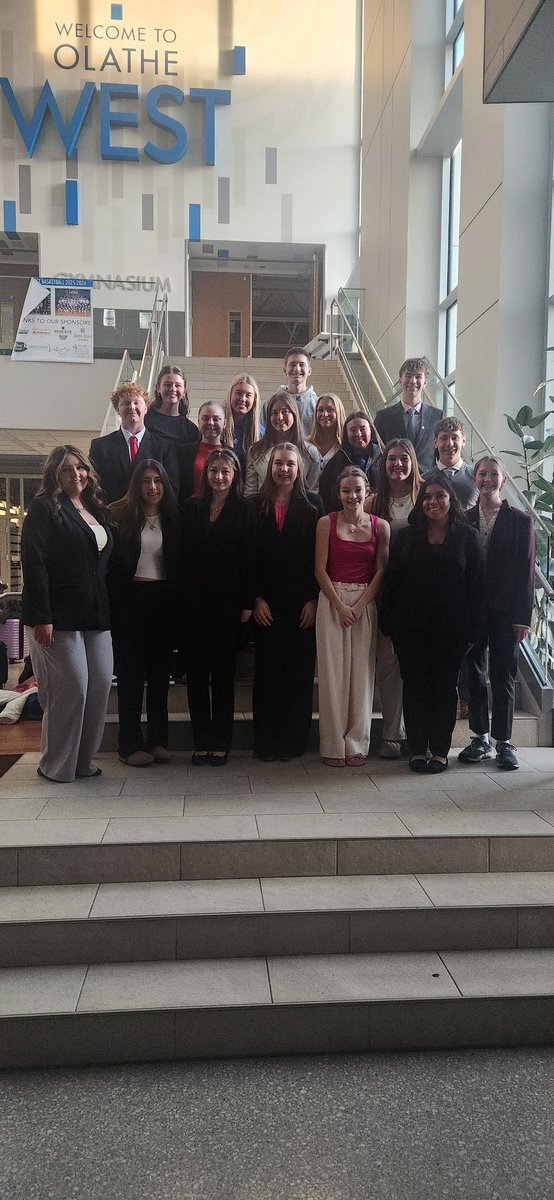 Olathe West DECA tweet media