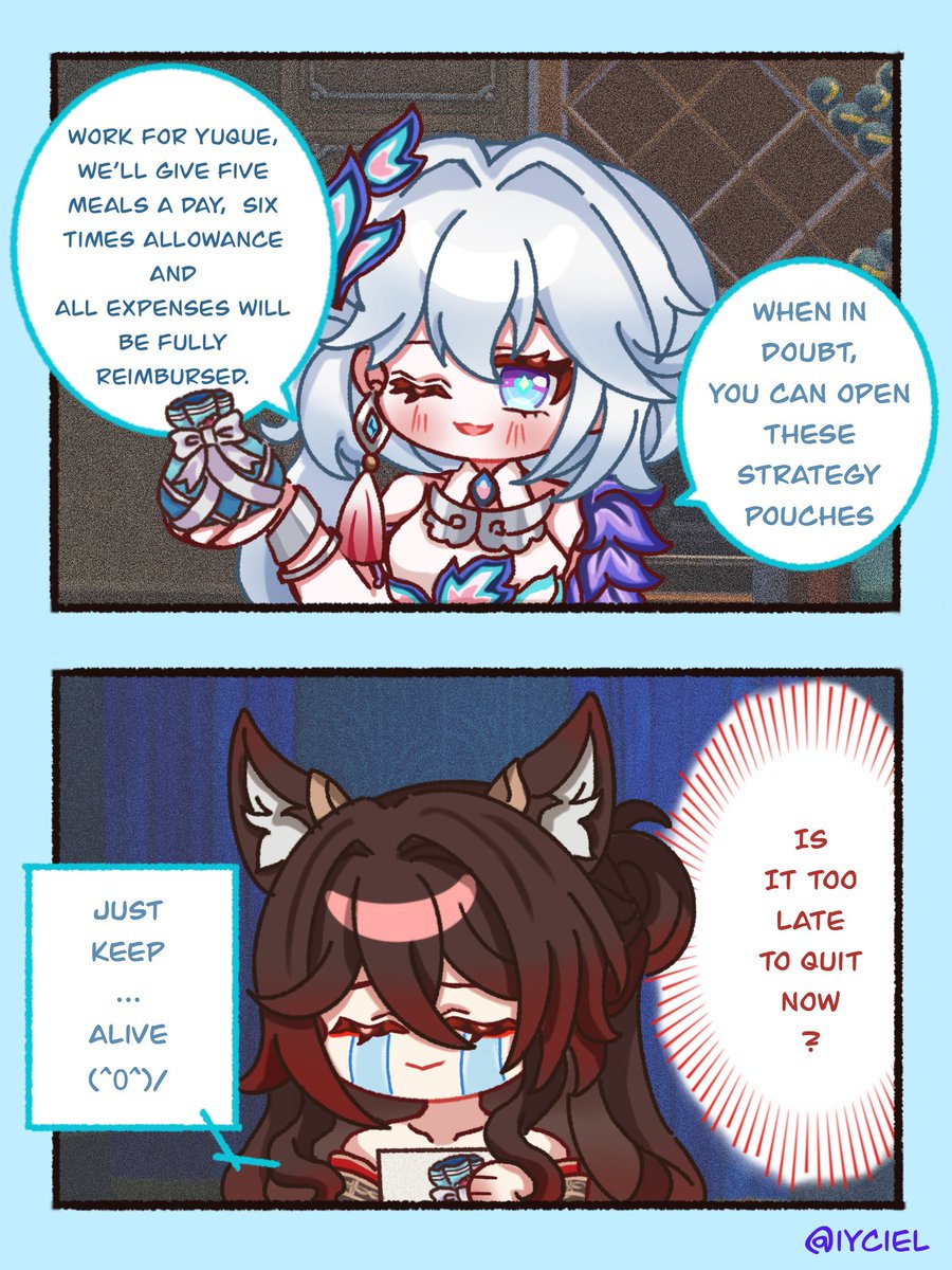 iyciel's tweet photo. High risk high reward

#Yaoguang #Fugue #HSRcreative #Honkaistarrail https://t.co/4g7JCOA5kJ