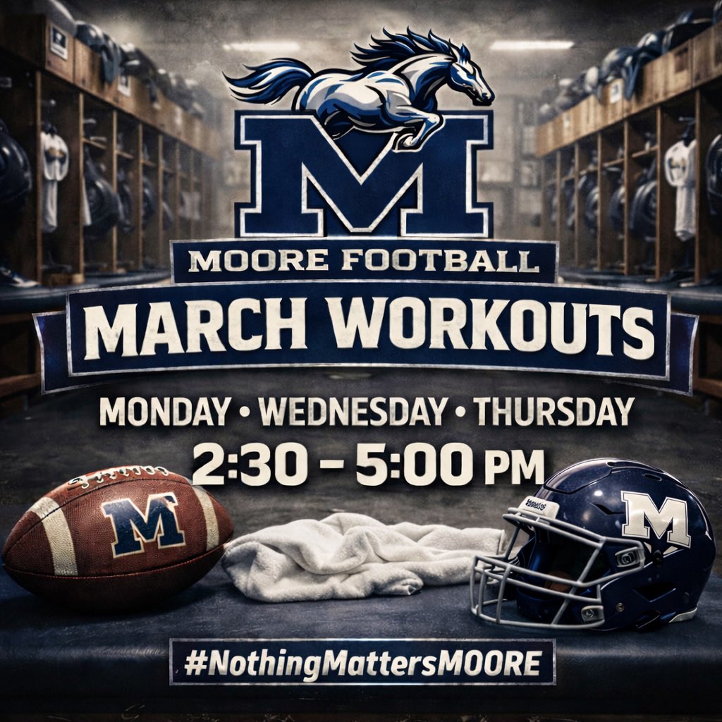 Moore Mustangs tweet media