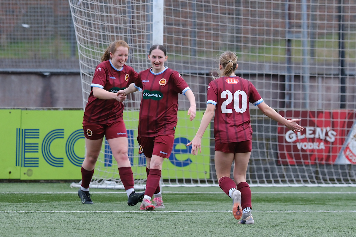 SWFChampionship's tweet photo. THREE &amp; IN

Lia Young's first goal for the Warriors helped Stenny to a 3-0 victory and a place in the ScottishPower National League Cup semi-finals. #BeTheDifference 
📷 Alex Todd | Sportpix https://t.co/03VLSVdOHl