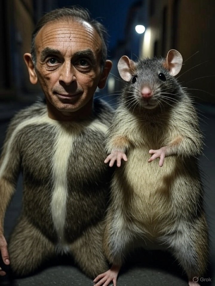 faux_les's tweet photo. @ZemmourEric Le rat Zemmour famille de grand banditisme juives défends des valeurs satanique parlant pour l'entité sioniste et non pour la France https://t.co/xMxQYrQFX4