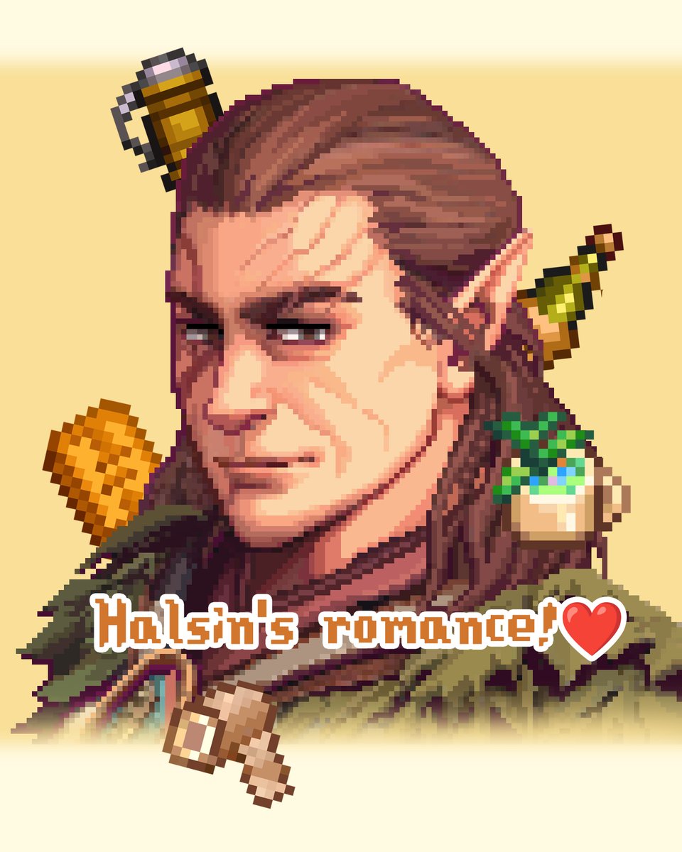 Hi everyone, this is the Baldur's Village mod team!
It's been almost a year since our release. We just wanted to drop by and say: Halsin's romance line is in production! ~
This has always been a passion project. We've all been busy with real life, so updates are going to be slow