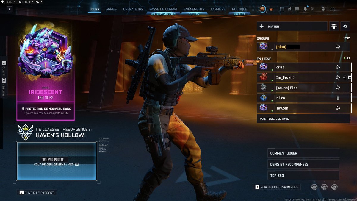 blau_47's tweet image. iridescent boost done for another customer ✔️                                                     DM’s is open if you looking for a boost !
#warzone &amp;amp; #cdl