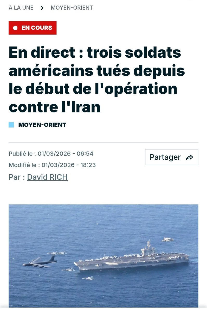 <a href="/France24_fr/">FRANCE 24 Français</a> Les américains sont naïfs.
Ils seraient déjà dans la rue pour réclamer la démission et le départ de <a href="/realDonaldTrump/">Donald J. Trump</a> 

C'est un psychopathe.

Des soldats américains tombent déjà comme des mouches.
<a href="/jacksonhinklle/">Jackson Hinkle 🇺🇸</a> <a href="/KamalaHarris/">Kamala Harris</a> <a href="/BarackObama/">Barack Obama</a> <a href="/JoeBiden/">Joe Biden</a>  <a href="/elonmusk/">Elon Musk</a>  <a href="/PatrickMbeko/">Patrick Mbeko</a>