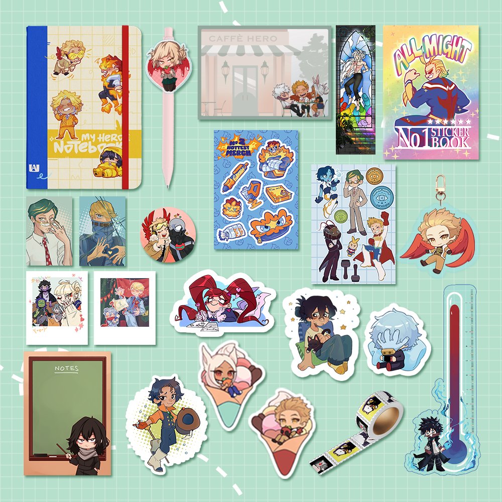 Quirks And Scribbles: BNHA Merch Box tweet media