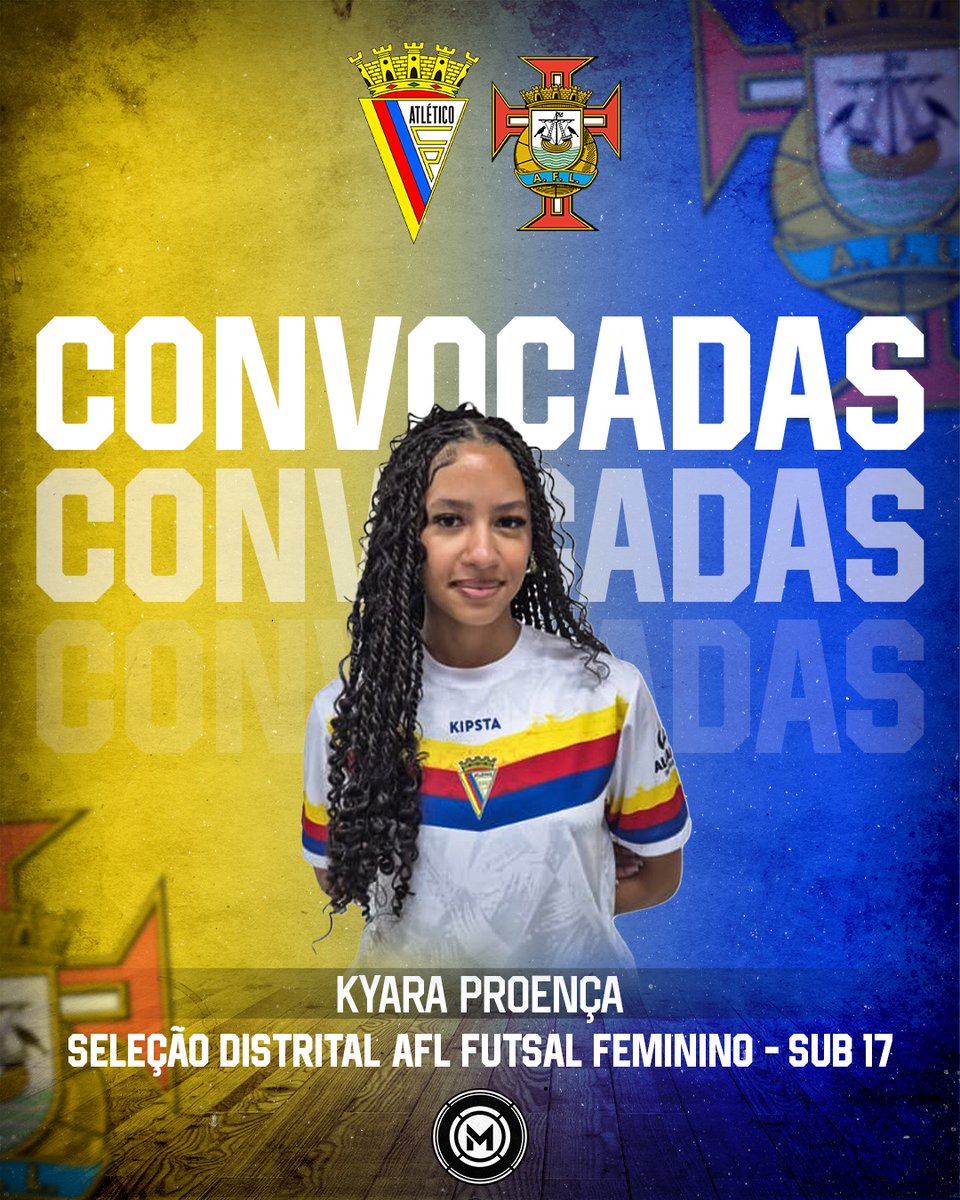 AtleticoCP1942's tweet image. ⚽️ | #MadeInAtletico

📞 𝑨𝒍𝒐̂ Kyara é só para informar que estás convocada para o jogo de preparação da Seleção AFL #Sub17 Futsal Feminino, amanhã, contra Os Belenenses.

O 𝗙𝗨𝗧𝗨𝗥𝗢 está em 𝗖𝗔𝗦𝗔! 💪

🟡🔴🔵

#sempreatletico
#ViverLutarVencer