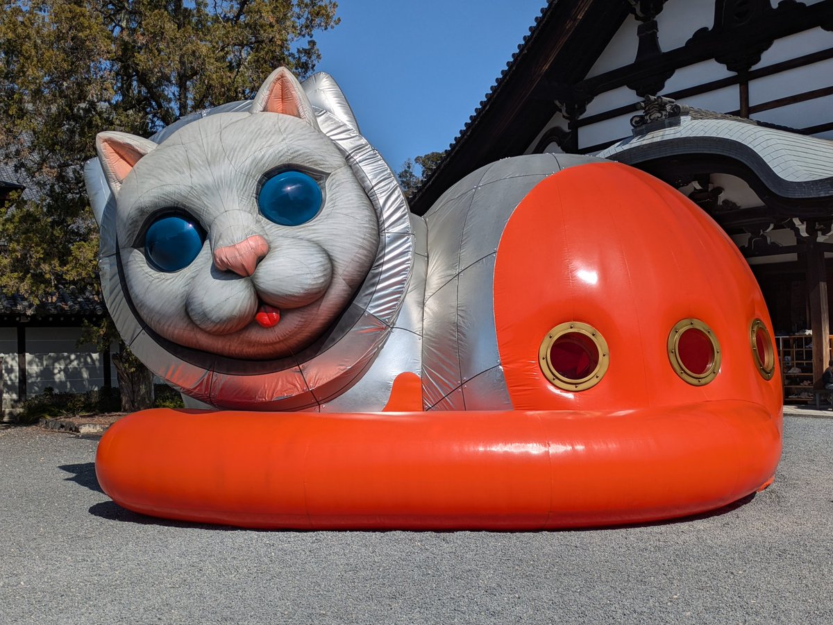 a_fujihiko's tweet photo. 圧巻でした😲
#コケシの花子
#SHIPCAT
#ARTISTS' FAIR KYOTO 2026
#東福寺 https://t.co/nWdxJzY8dR