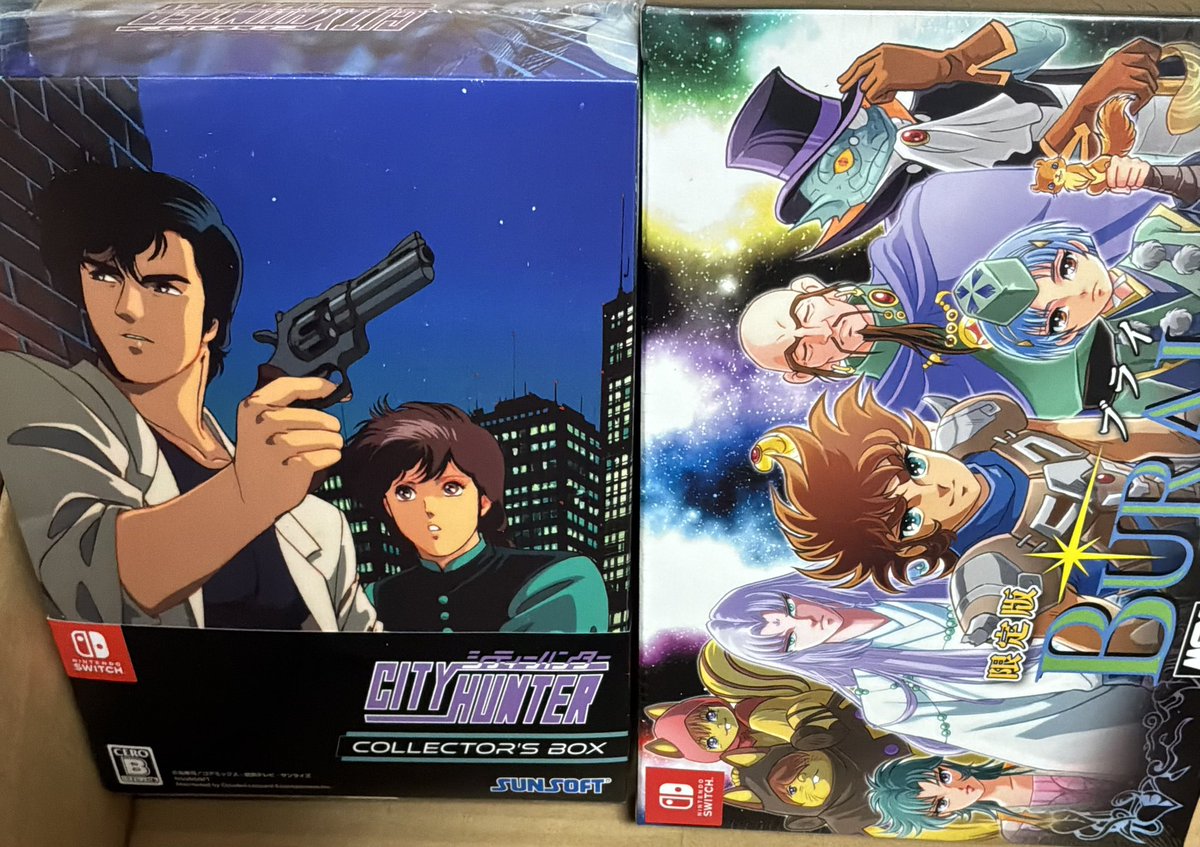 BURAI MSX2コンプリート限定版とシティーハンターCOLLECTOR'S EDITION