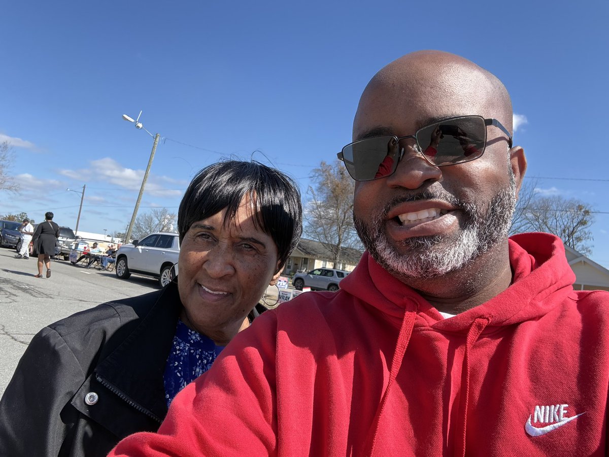 Pierce4NCHouse's tweet image. Hanging out at the polls on Saturday, which was the last day of early voting! The New Resource Center in Halifax County has been the second busiest early voting site in House District 27. #earlyvoting #election2026 #HD27