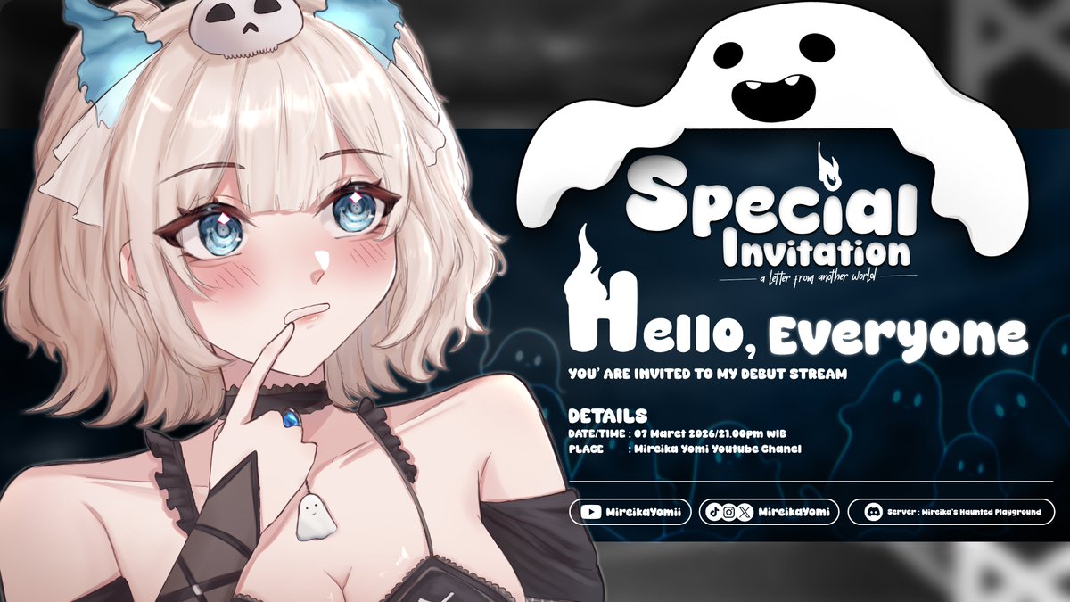 Mireika Yomi. 👻💙 tweet media