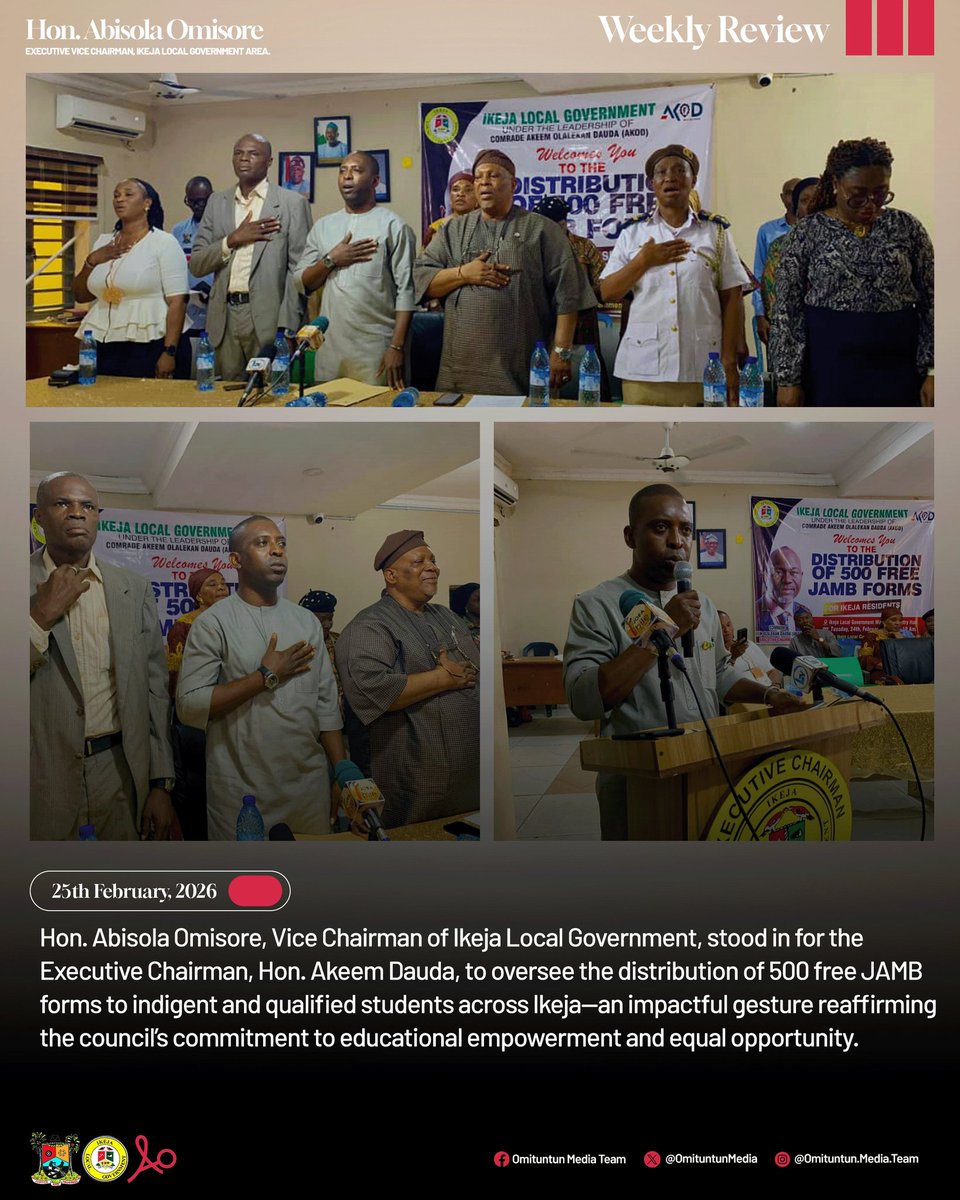 OmituntunMedia's tweet photo. Hon. Abisola Omisore's past week in-review 🎉 https://t.co/91SMA8vZKX
