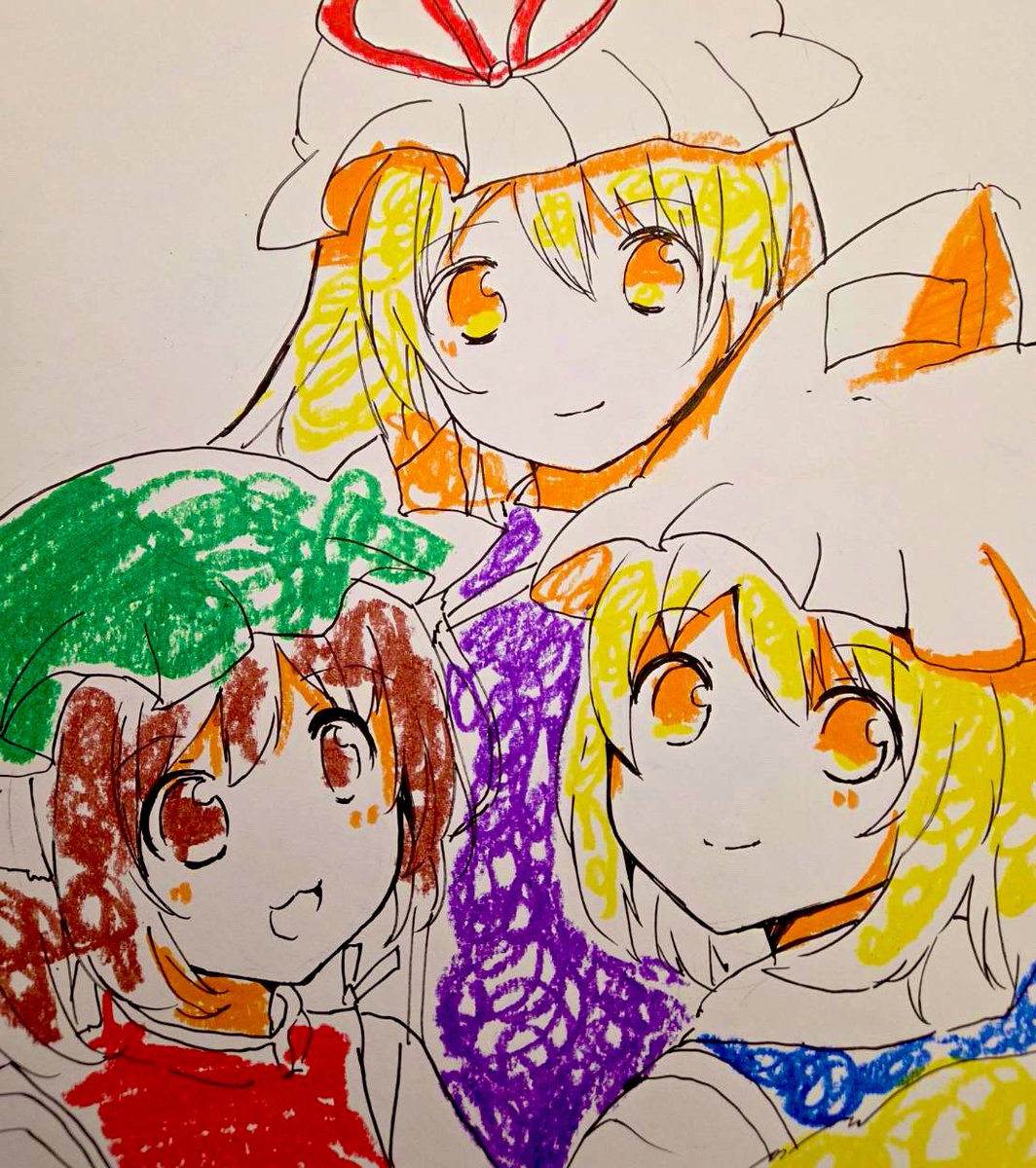 今日は来てくれてありがとうございました！無事終わってひと安心です😮‍💨
またぜひお会いしましょう〜❣️
これは、40分で書いたアフター色紙です。

#八雲幻想祭