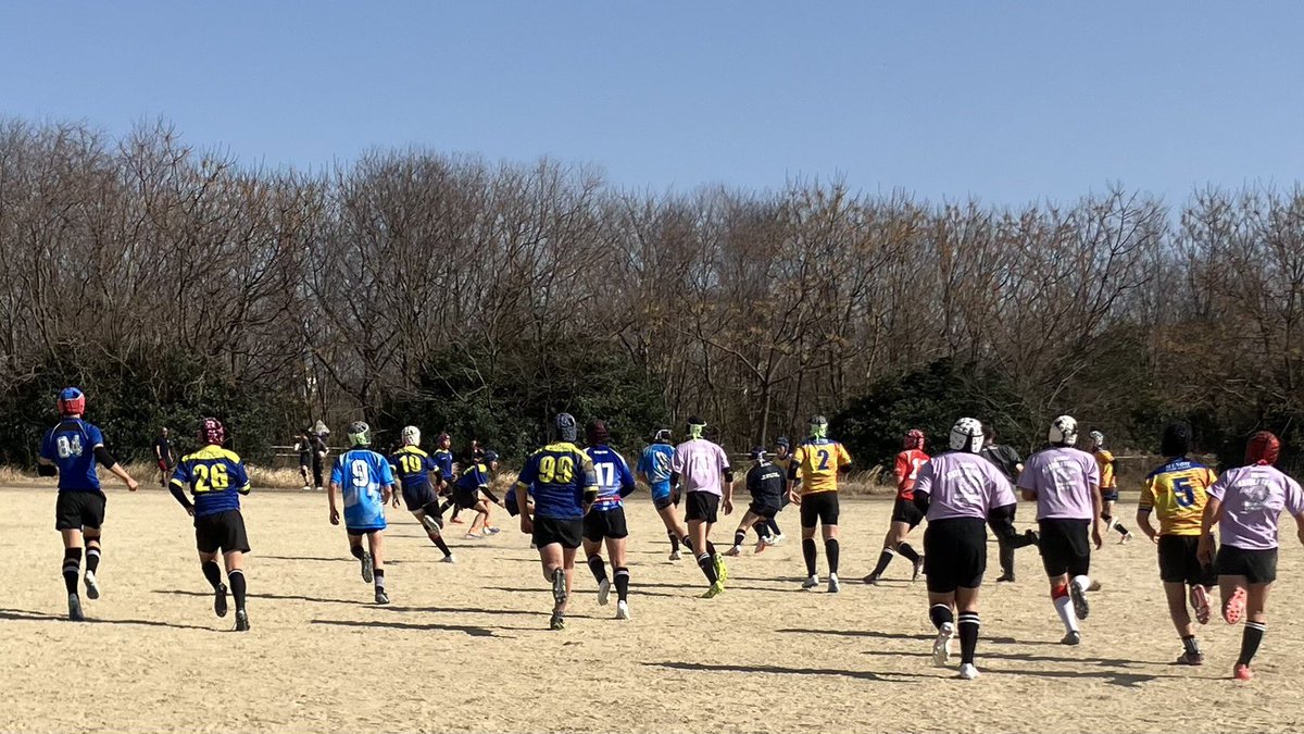 tennozanrs's tweet photo. 【中学部】通常練習&amp;北地区合同練習
2/28(土)水無瀬川緑地公園で天王山の高学年、体験の6年生と一緒に練習を行いました
是非中学でも一緒にラグビーをしましょう
3/1(日)淀川河川敷大塚にて北地区合同で淡路島に参加するためにセレクションマッチを行いました。いつになく真剣な表情で頑張りました！ https://t.co/FiTj9sdc6q
