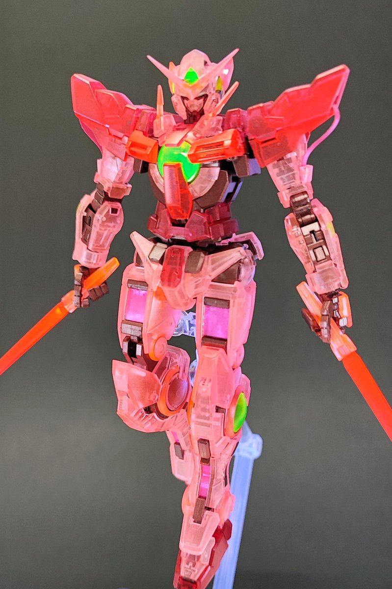 RG エクシア[トランザムクリア]完成！ ＃ガンプラ