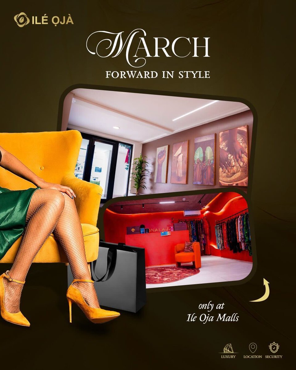 Happy New Month.
Wishing you a March defined by progress and well-chosen moments.

#HappyNewMonth #IleOjaMall #March