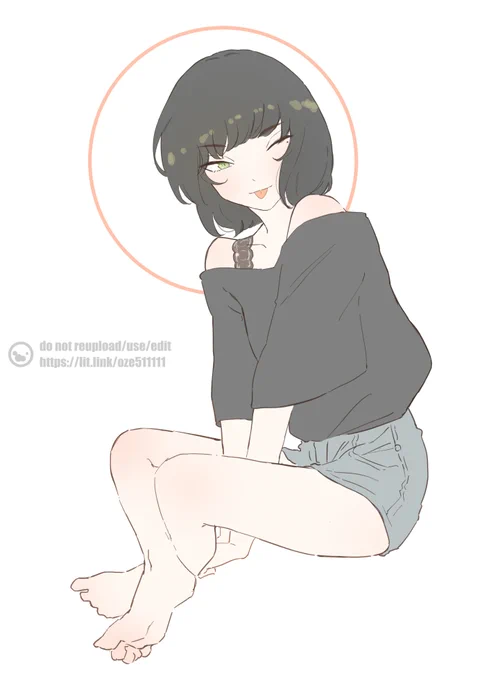 オリジナルのみの受付ですが募集中です、こんな感じの描きます。 オゼさんはコミッションを募集しています! #Skeb #Commission より