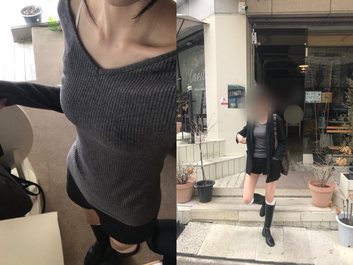 이 날 옷 친구가 추천해준 코디인데 
너무 마음에 들었다