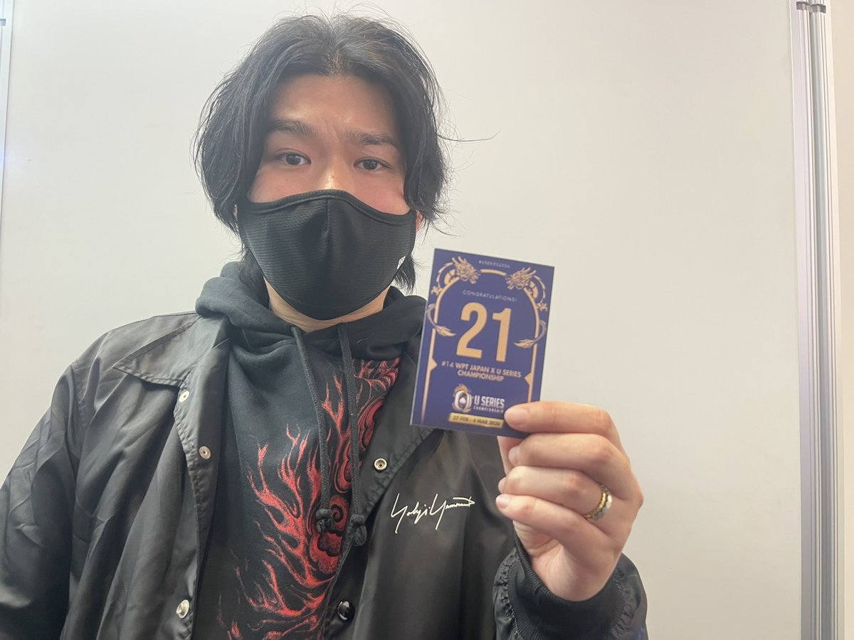 14 WPT JAPAN × U SERIES CHAMPIONSHIP＞ congratulation！ 19th