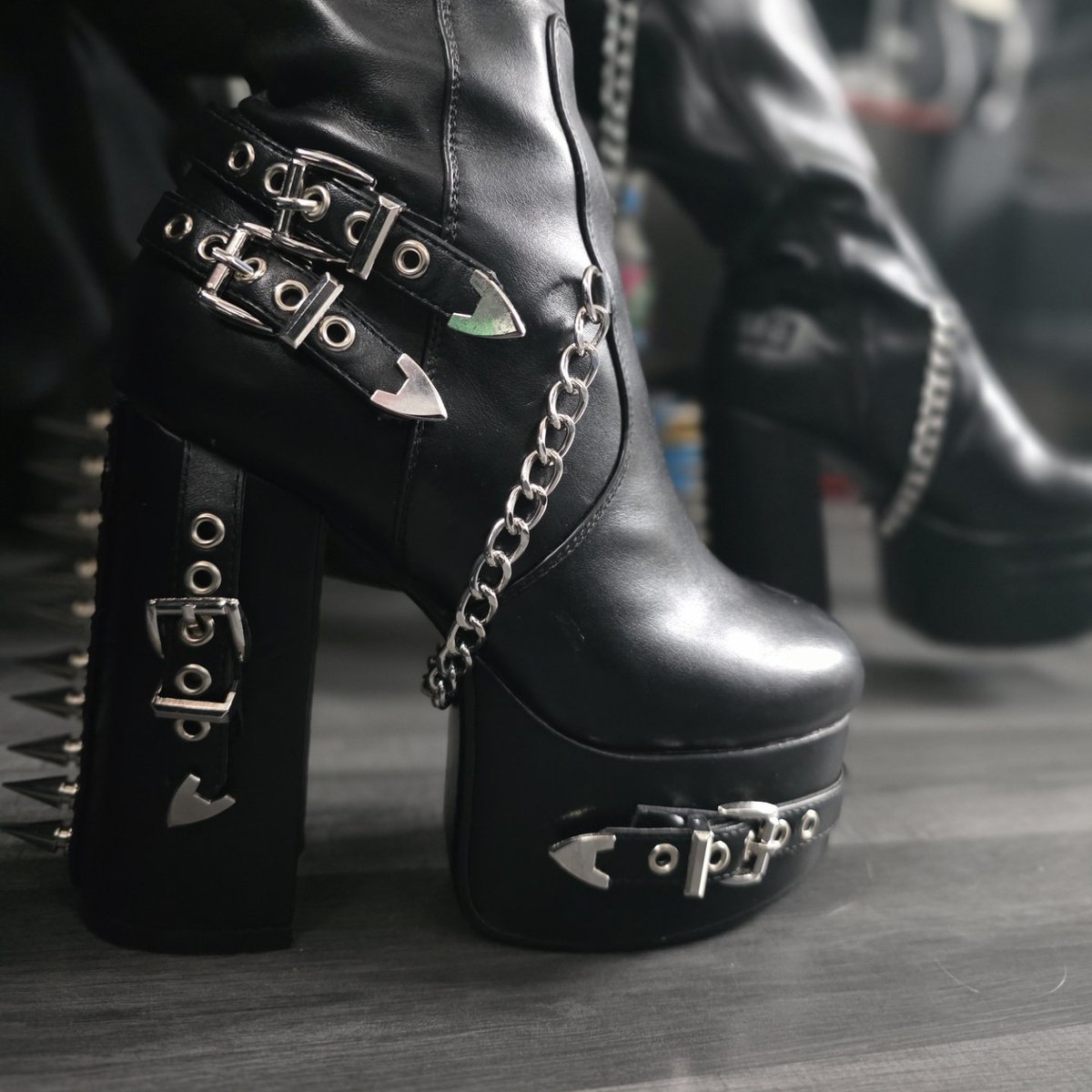 IndulgeKaterina's tweet photo. You're getting whipped each time you fail to clean my boots properly

#boots #findom #tribute #mistress #worship #paypig #goddess #humanatm #boot #ThighHighBoots #dom #bootfetish #footfetish #bdsm_ #gothic #findomme #paypigs #subs #cashcows #feet #paypiggy #Today https://t.co/7GY1BflqLr