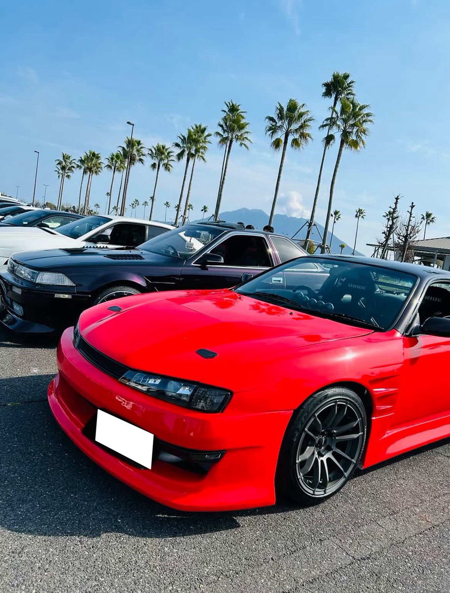 K59366H's tweet photo. 第3回ohayoukagoshima オールジャンルミーティングに参加してきました✌️
鹿児島もまだまだ車愛強い若者が多くて刺激になりました😅
おじさんも頑張ります🚗³₃
月1開催みたいなので楽しみです！！😙 https://t.co/fqQ028UMvO