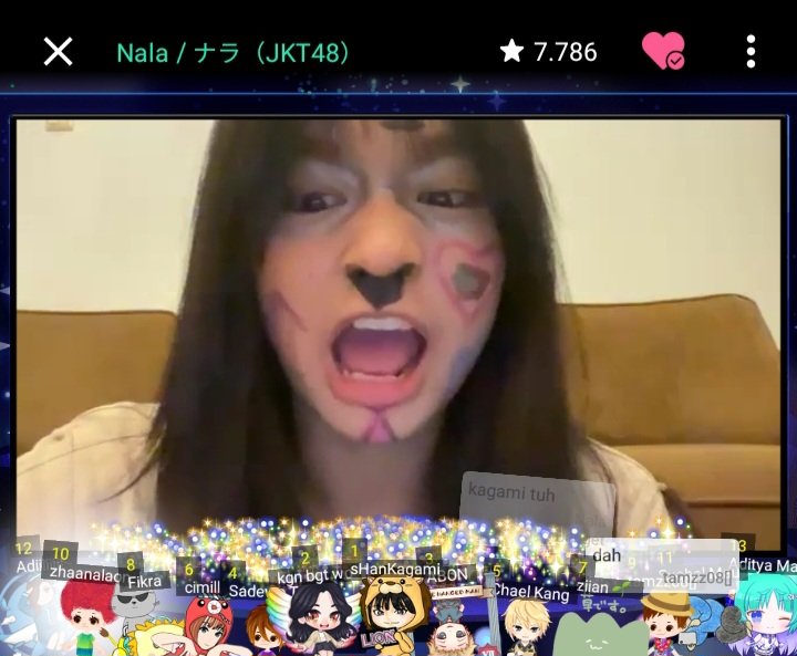 frzhdel's tweet photo. TENGKYUU YAA SRNYAAA! @Nala_JKT48 janlup live sahur🤸🏻♀️
#NaLive https://t.co/fxw4T1KKls