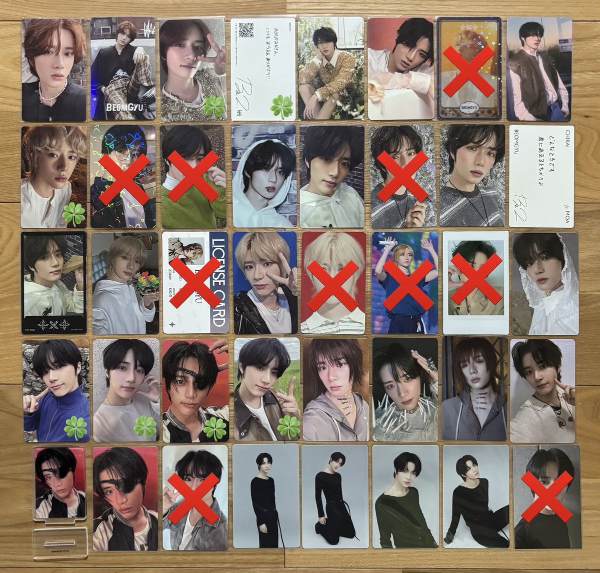 TXT トレカ 交換 【譲】 画像1～8枚目(🍀は複数枚所持) 【求