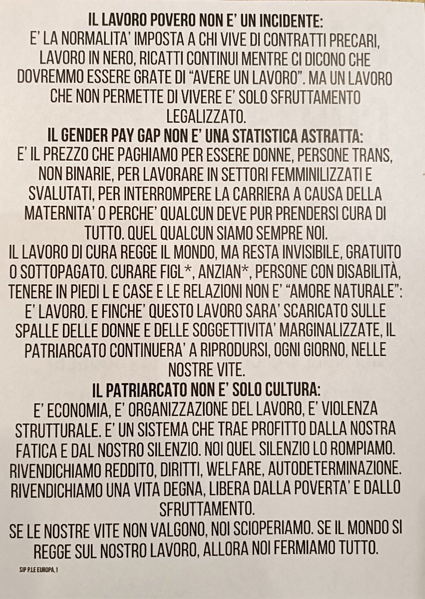 #nonunadimeno #8marzo #trieste
