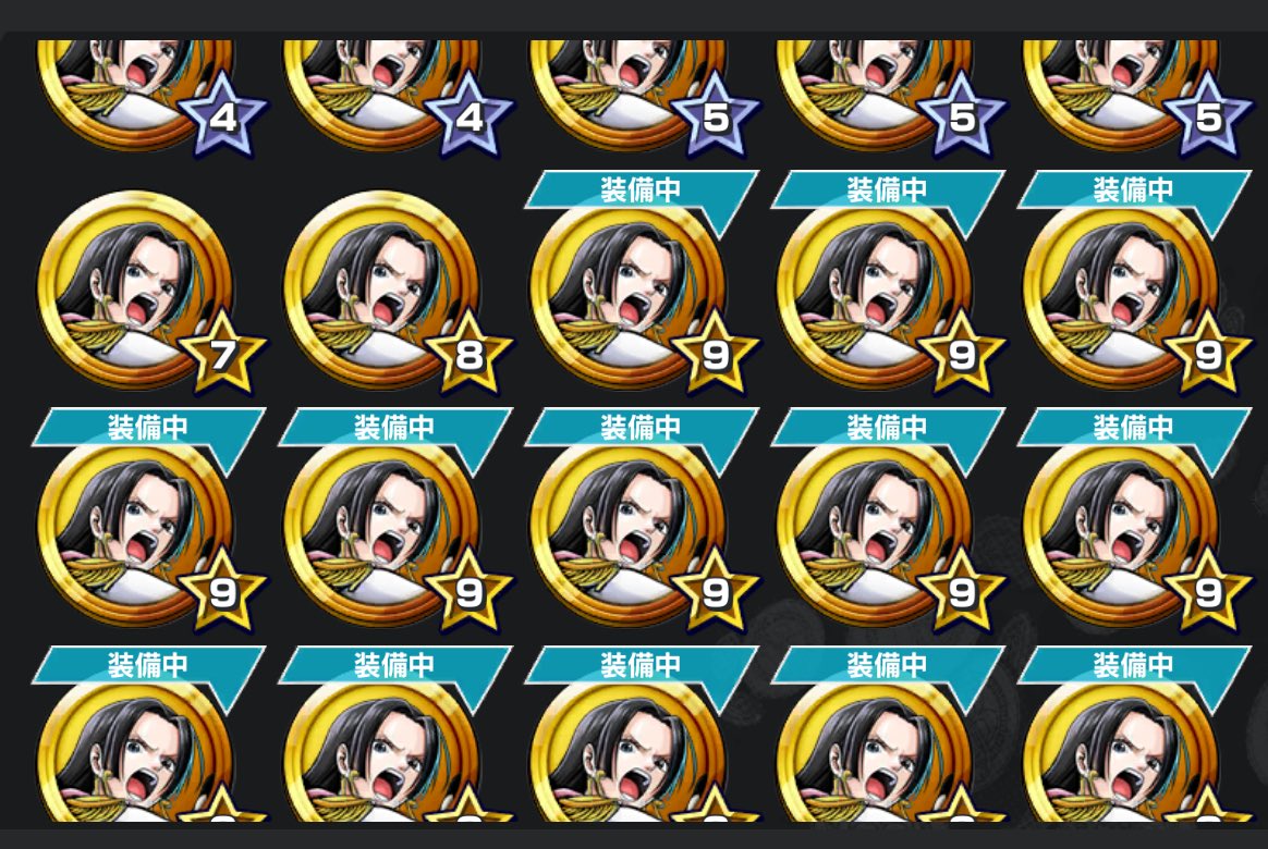 milkyy742's tweet photo. やっと1ページ埋めれるぐらい集まった

さすがに同キャラのカラメ
こんなに集めた人はおらんでしょ！？笑 https://t.co/lNm0odudhQ