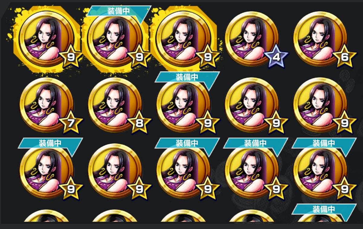 milkyy742's tweet photo. やっと1ページ埋めれるぐらい集まった

さすがに同キャラのカラメ
こんなに集めた人はおらんでしょ！？笑 https://t.co/lNm0odudhQ