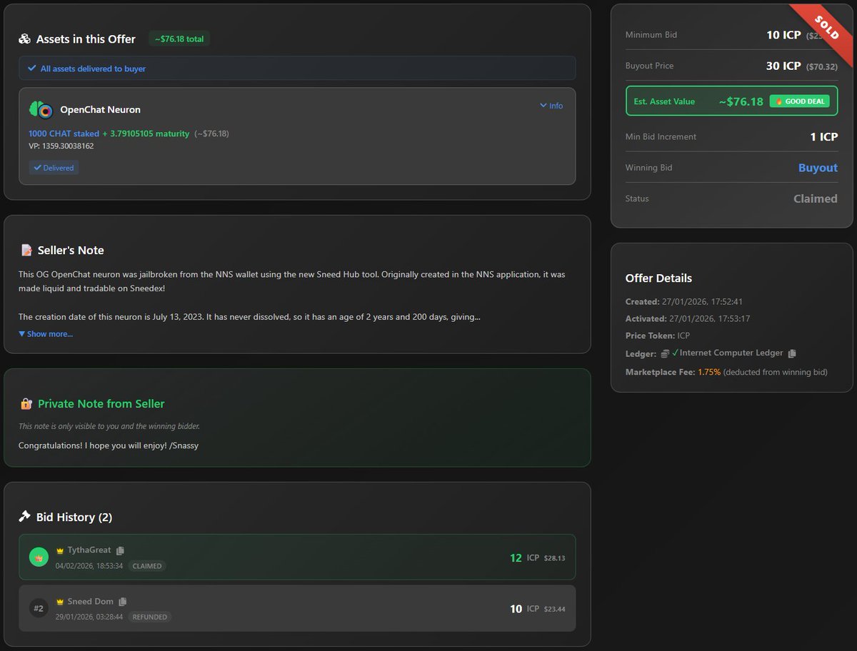 Snassy.icp tweet media