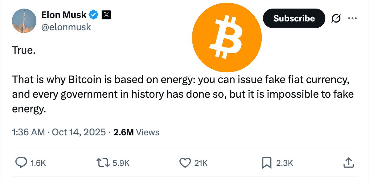 Hey <a href="/elonmusk/">Elon Musk</a>, when will Tesla resume accepting #Bitcoin payments again? 👀