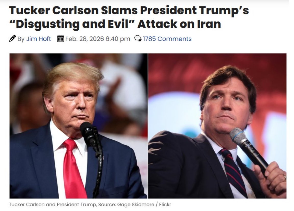 🚨 TUCKER CARLSON IS CONTROLLED OPPOSITION—AND THE MASK IS OFF 🚨

He spent 8 years as a loyal foot soldier for the MSM swamp: CNN, PBS, MSNBC.  

His dad? Confirmed intel asset with deep CIA/family ties.  

Next-door neighbor and decades-long buddy with Hunter Biden—emails show