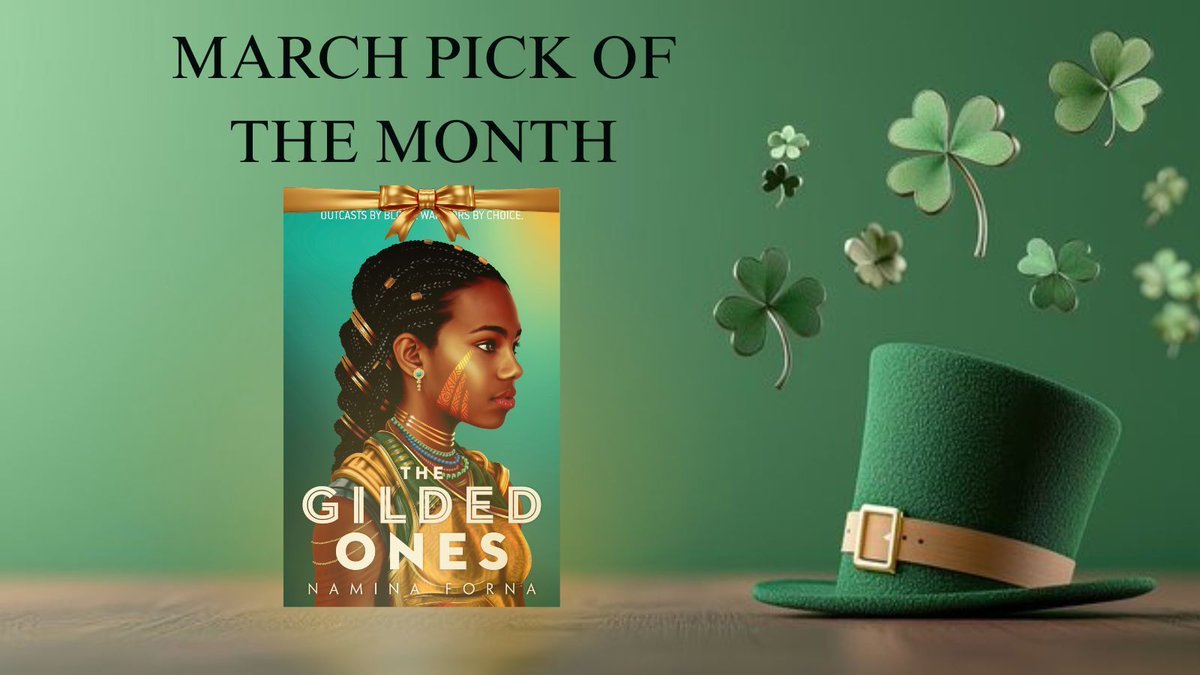 AUdalzonlibrary's tweet photo. This month's staff pick is "The Gilded Ones" by Namina Forna! This captivating fantasy about gifted female warriors is sure to keep you on your toes -- and there's two sequels to enjoy! #fantasy #darkfantasy #TBRpile #bookofthemonth #library #librarians #TBR https://t.co/VmyRkvEA9G