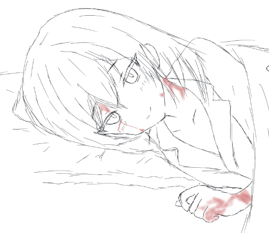 今日のお絵描きここまでー。
またリメイク的なのになるけど、こういうシルヴィちゃんを描こうと思う。