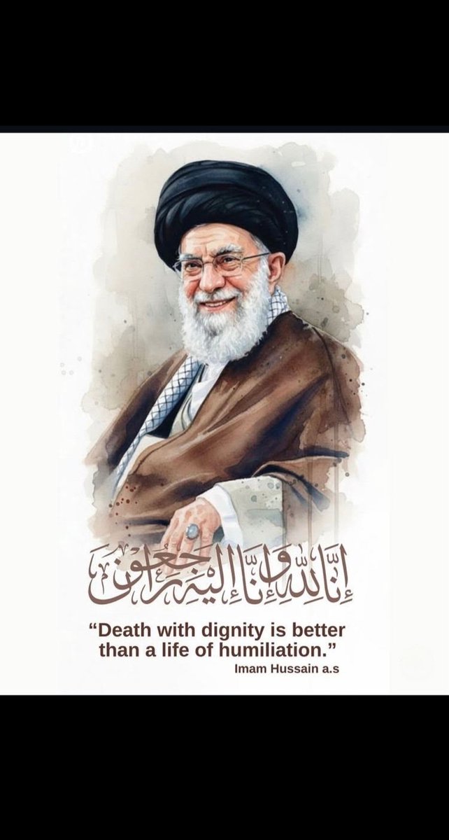 tanzeem111's tweet photo. जीते तो गाज़ी, 
मारे गए तो शहीद… #Khamenei 

या शहीद अस्सलाम 💔💔
#iran #Khamenei #israil https://t.co/nTCcTrO5Cl