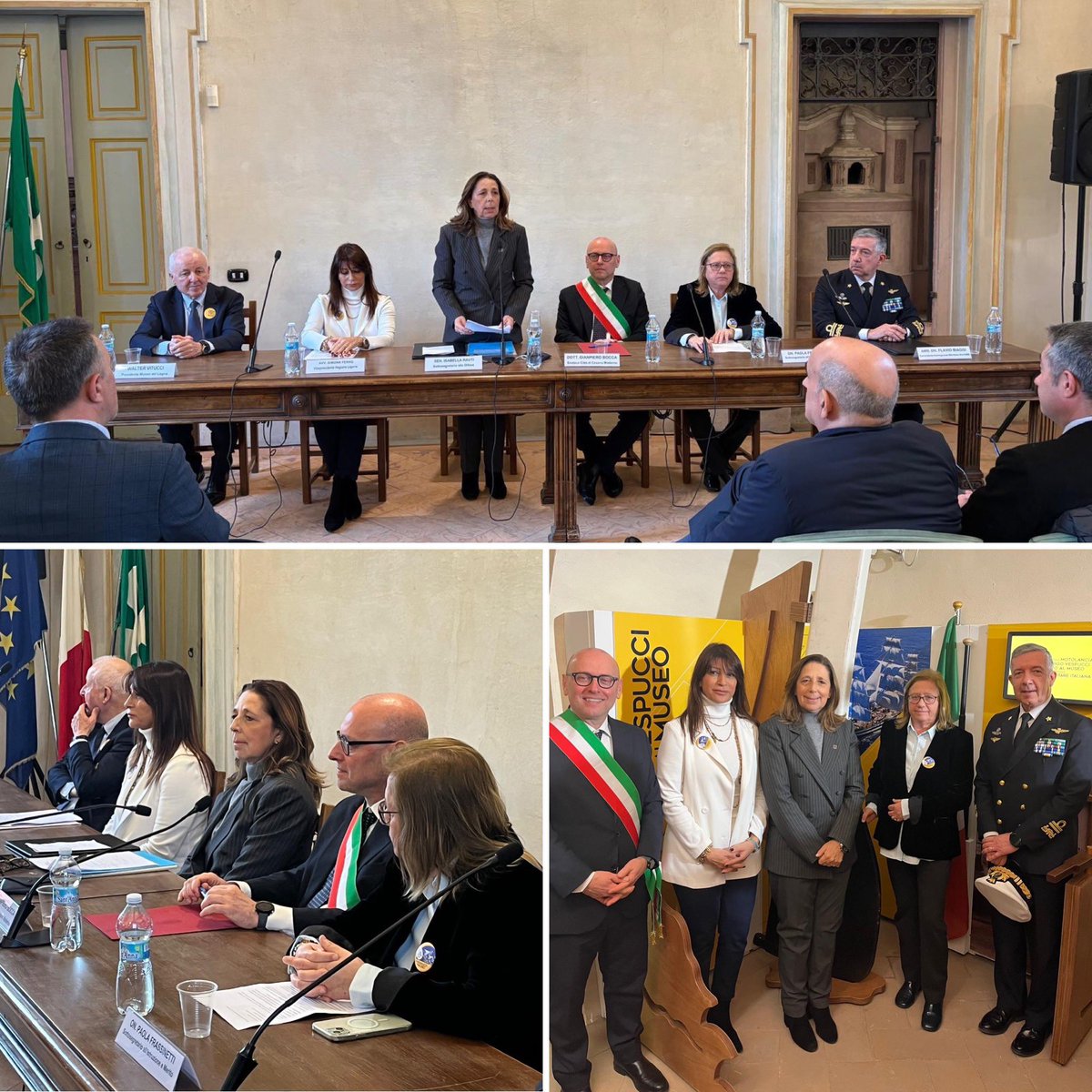 isabellarauti's tweet photo. ⚓Dal Vespucci al Museo – Dal mare alla terra
◙  Cesano Maderno - Museo Didattico del Legno

🇮🇹 Inaugurazione spazio espositivo permanente che da oggi ospita il timone in mogano della motobarca della Nave Scuola Amerigo Vespucci, donato dalla Marina Militare Italiana.

#Timone oggetto simbolo di storia marinaresca e metafora esistenziale di valore perenne.

🌍 Il Vespucci - nel tour mondiale e mediterraneo (2023 - 2025) - ha toccato cinque continenti raccontando al mondo le eccellenze Italiane, il Made in Italy e lo spirto di italianità.

📚 L’iniziativa di oggi in un Museo didattico è una declinazione della #CulturaDellaDifesa intesa come trasmissione di valori e motore di inclusione e coesione sociale, valorizzazione del territorio e visione dinamica della memoria.

#CulturaDifesa

#Difesa #MarinaMilitare #AmerigoVespucci #ForzeArmate #IdentitàNazionale #Giovani #Valori
#Istituzioni #MadeInItaly
@GuidoCrosetto @SM_Difesa @MinisteroDifesa @ItalianNavy 
@MIsocialTW @FrassinettiP @lni_pn