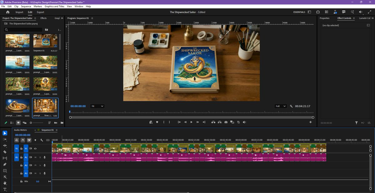 Premiere timeline screenshot