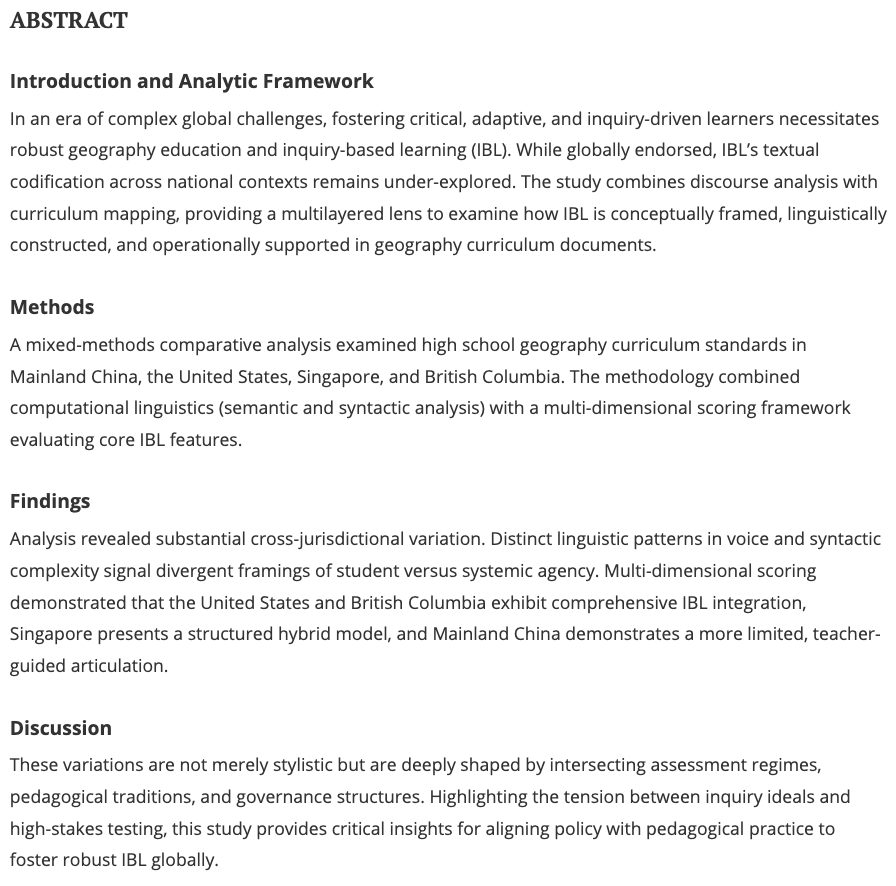 Journal of Curriculum Studies (JCS official) tweet media