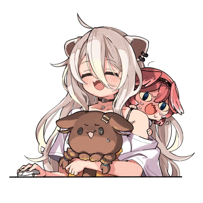 \ギャー/ \^ヮ^/ \ギャー/
#ししらーと #Luillust #できたてころね 