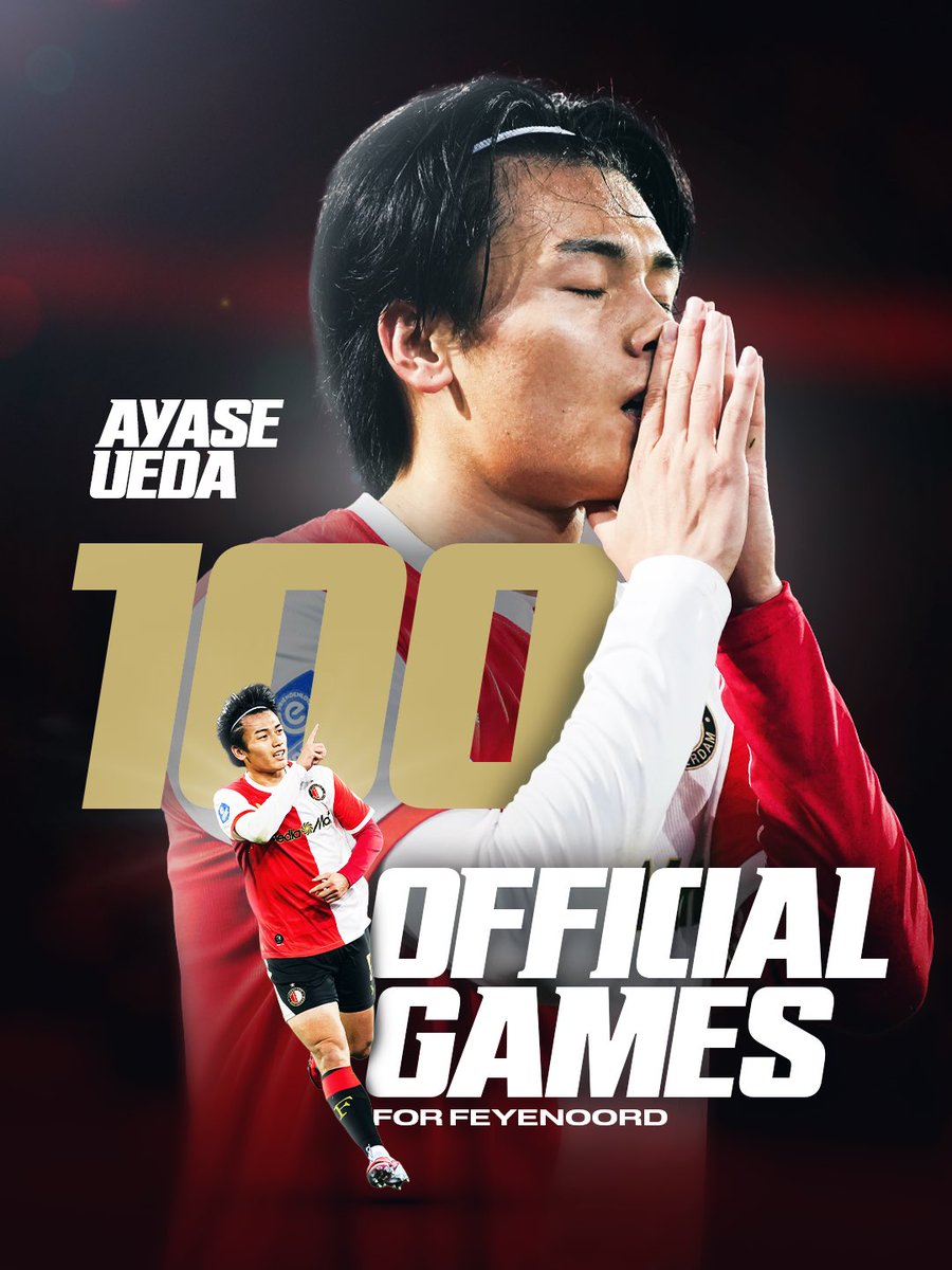 Feyenoord's tweet photo. 🇯🇵 Ayase Ueda 𝘅 Feyenoord: 💯 https://t.co/vXisL8uwOh