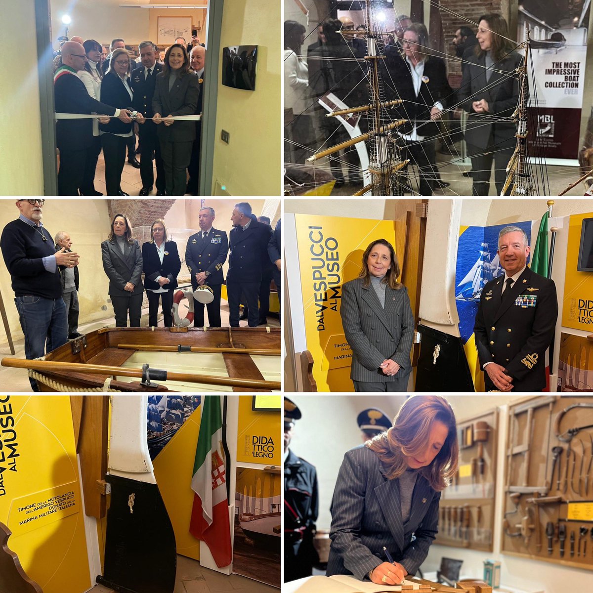 isabellarauti's tweet photo. ⚓Dal Vespucci al Museo – Dal mare alla terra
◙  Cesano Maderno - Museo Didattico del Legno

🇮🇹 Inaugurazione spazio espositivo permanente che da oggi ospita il timone in mogano della motobarca della Nave Scuola Amerigo Vespucci, donato dalla Marina Militare Italiana.

#Timone oggetto simbolo di storia marinaresca e metafora esistenziale di valore perenne.

🌍 Il Vespucci - nel tour mondiale e mediterraneo (2023 - 2025) - ha toccato cinque continenti raccontando al mondo le eccellenze Italiane, il Made in Italy e lo spirto di italianità.

📚 L’iniziativa di oggi in un Museo didattico è una declinazione della #CulturaDellaDifesa intesa come trasmissione di valori e motore di inclusione e coesione sociale, valorizzazione del territorio e visione dinamica della memoria.

#CulturaDifesa

#Difesa #MarinaMilitare #AmerigoVespucci #ForzeArmate #IdentitàNazionale #Giovani #Valori
#Istituzioni #MadeInItaly
@GuidoCrosetto @SM_Difesa @MinisteroDifesa @ItalianNavy 
@MIsocialTW @FrassinettiP @lni_pn