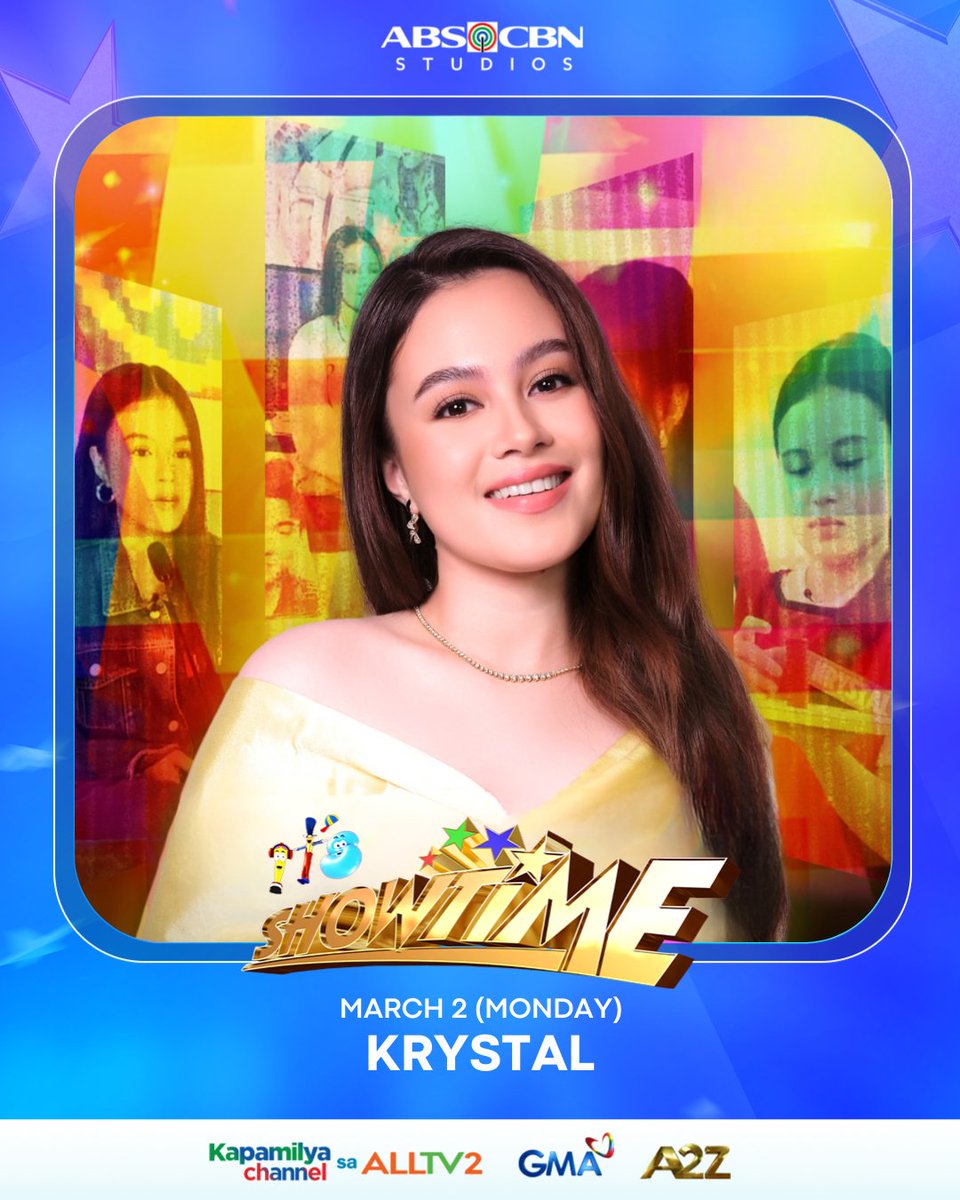 BIGatin ang good vibes ngayong araw dahil makakasama natin ang PBB Collab 2.0 Kapamilya 2nd Big Placer, KRYSTAL! 💛

#ShowtimeMarch2wa