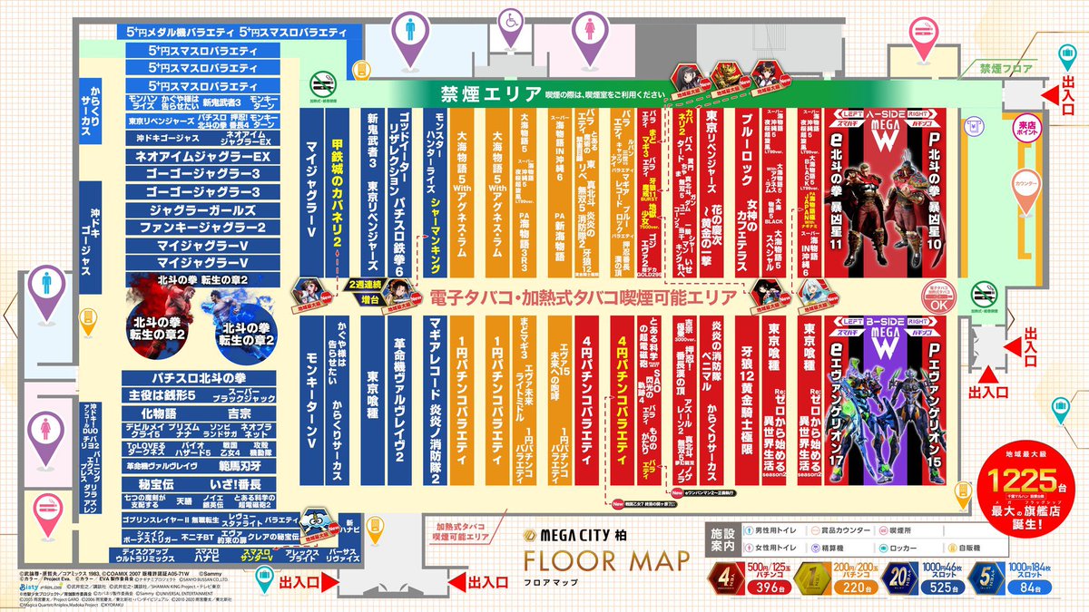 明日のマルハンメガシティ柏🦉 🐱NYANJA取材 毎月➁日は固定でやってる