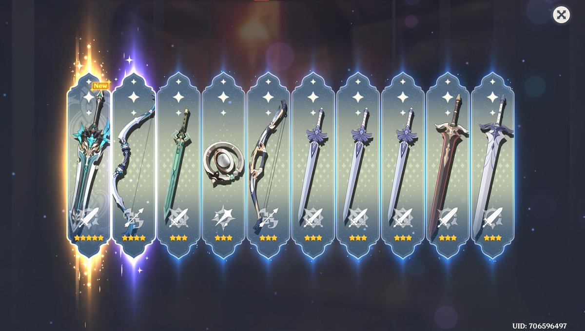 No way... 10 pulls after winning Flins' polearm, I got Varka's signature! 😭Right after I finished playing Varka story quest. 💕