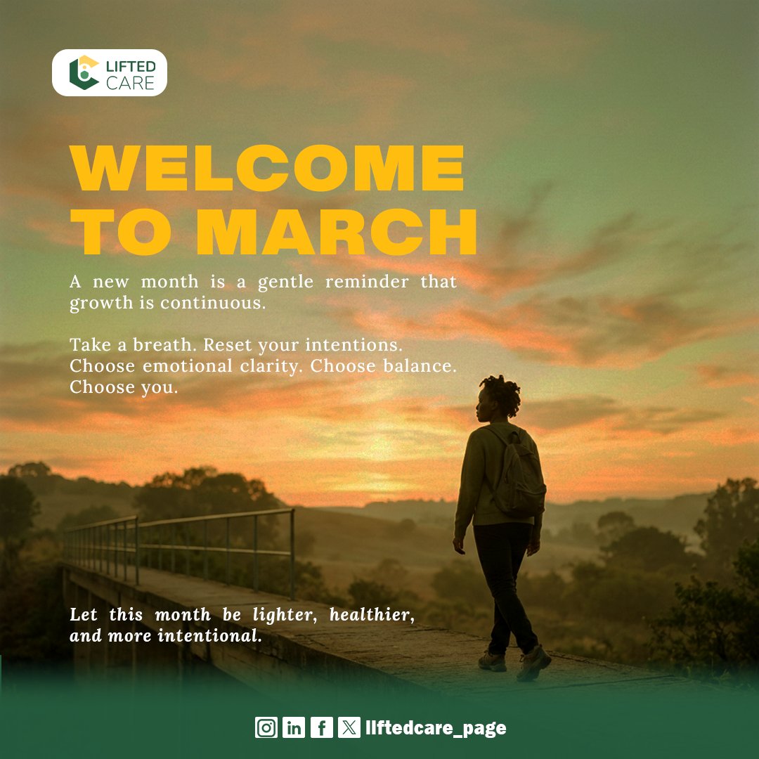 LiftedCare_'s tweet photo. Let this Month be lighter, healthier and more intentional.
Welcome to March. https://t.co/HtwIkbnwI9
