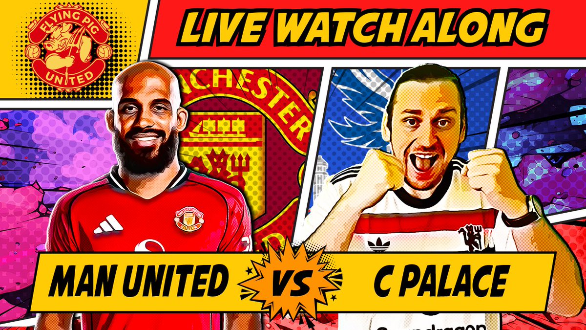 GOING LIVE HERE youtube.com/live/zJhxF7gzr… via <a href="/YouTube/">YouTube</a>

Manchester United VS Crystal Palace LIVE WATCH ALONG Premier League 

#manutd #crystalpalace #muncry #premierleague #watchalong #manchesterunited #mufc