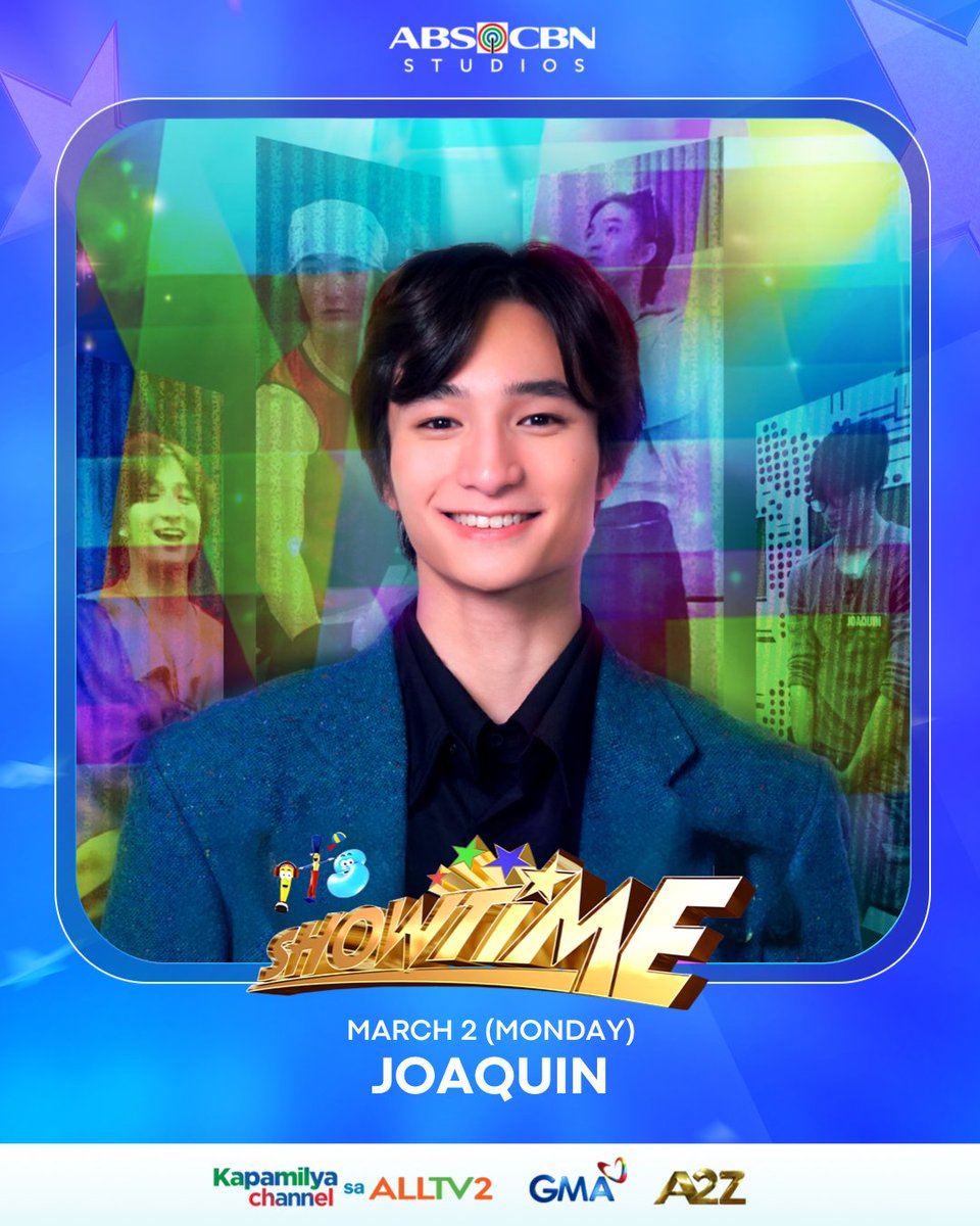 BIGatin ang good vibes ngayong araw dahil makakasama natin ang PBB Collab 2.0 Kapamilya 3rd Big Placer, JOAQUIN! 🩵

#ShowtimeMarch2wa