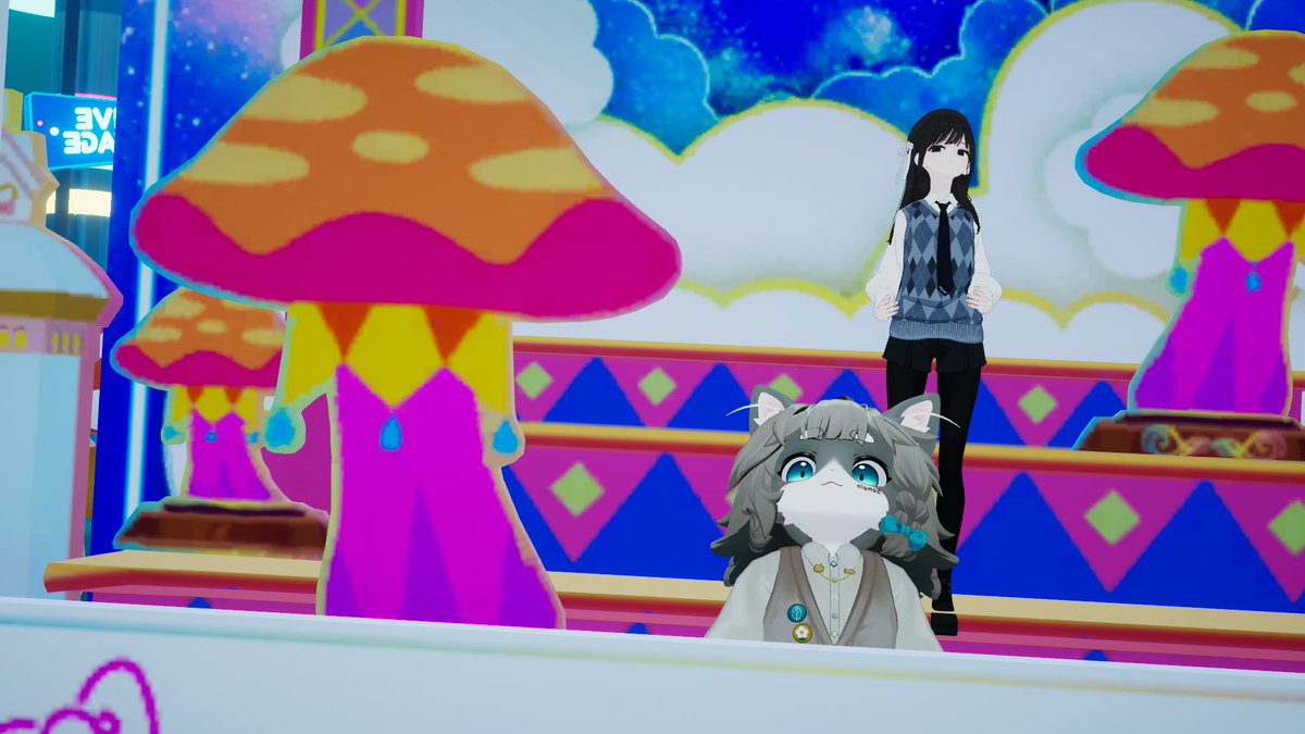 にくふぃ撮ってくれたやつのアバターかわいい