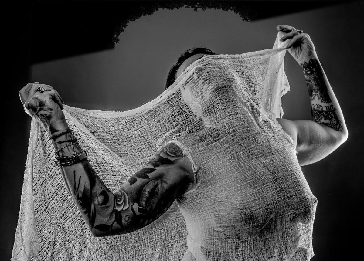 Fabric clings to her like it knows.
<a href="/theArtofDark1/">Christian Weiner the ART of DARK</a> 
<a href="/jessy__crow/">Jessy Crow</a> 
#NudeArt #BodyArt