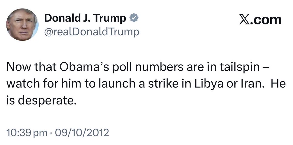 Trump post from 2012 resurfaces amid Iran conflict